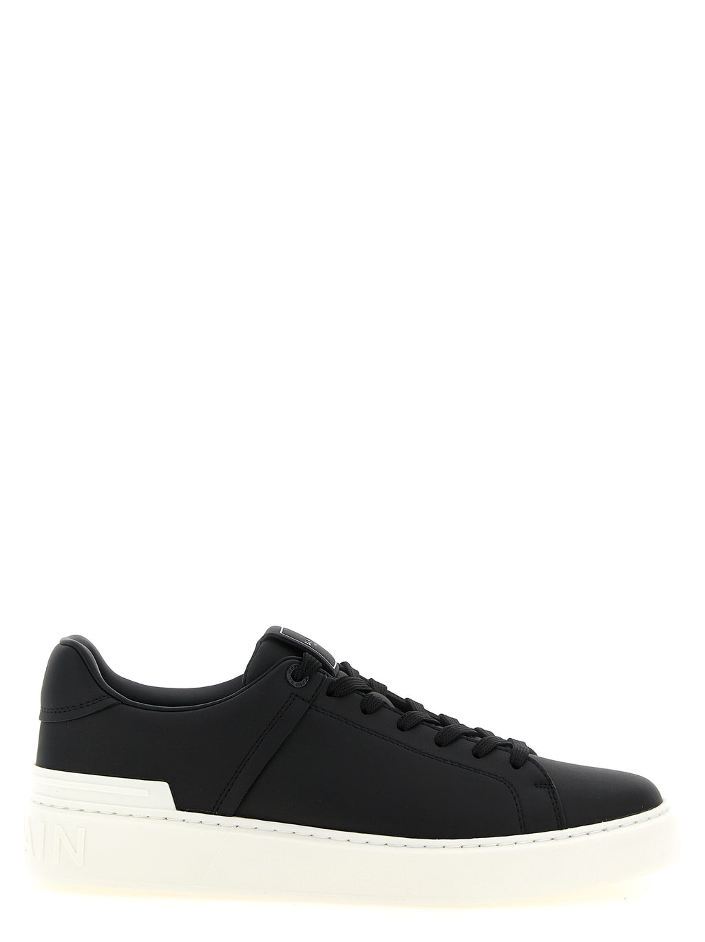 Balmain Bicolor Calfskin Low Top Sneakers