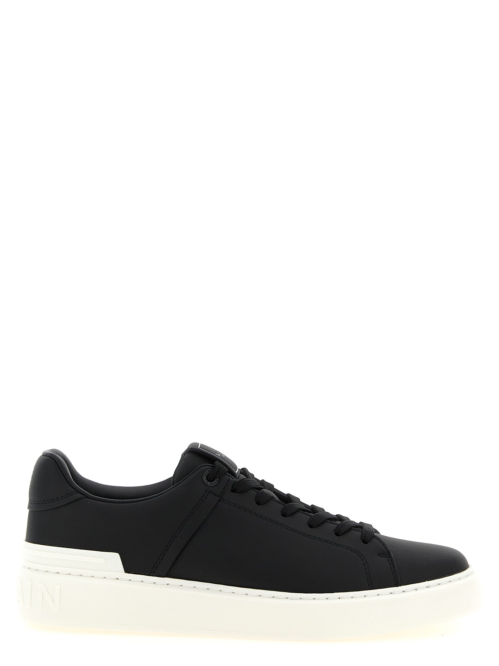 Balmain Bicolor Calfskin Low Top Sneakers