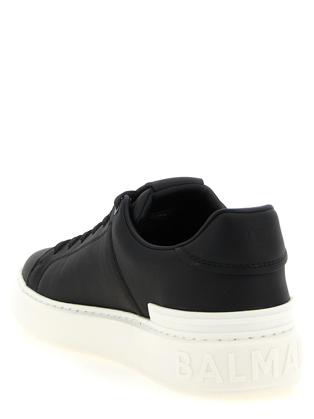 Balmain Bicolor Calfskin Low Top Sneakers