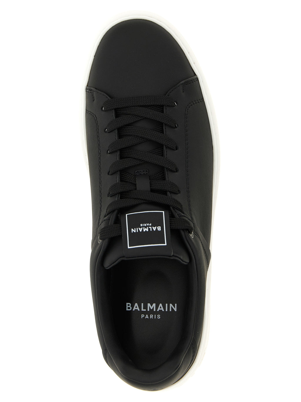Balmain Bicolor Calfskin Low Top Sneakers