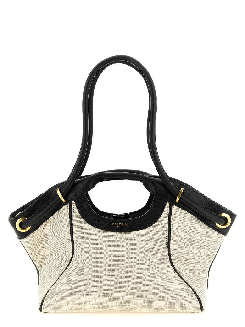 Balmain Bicolor Cotton Tote Bag