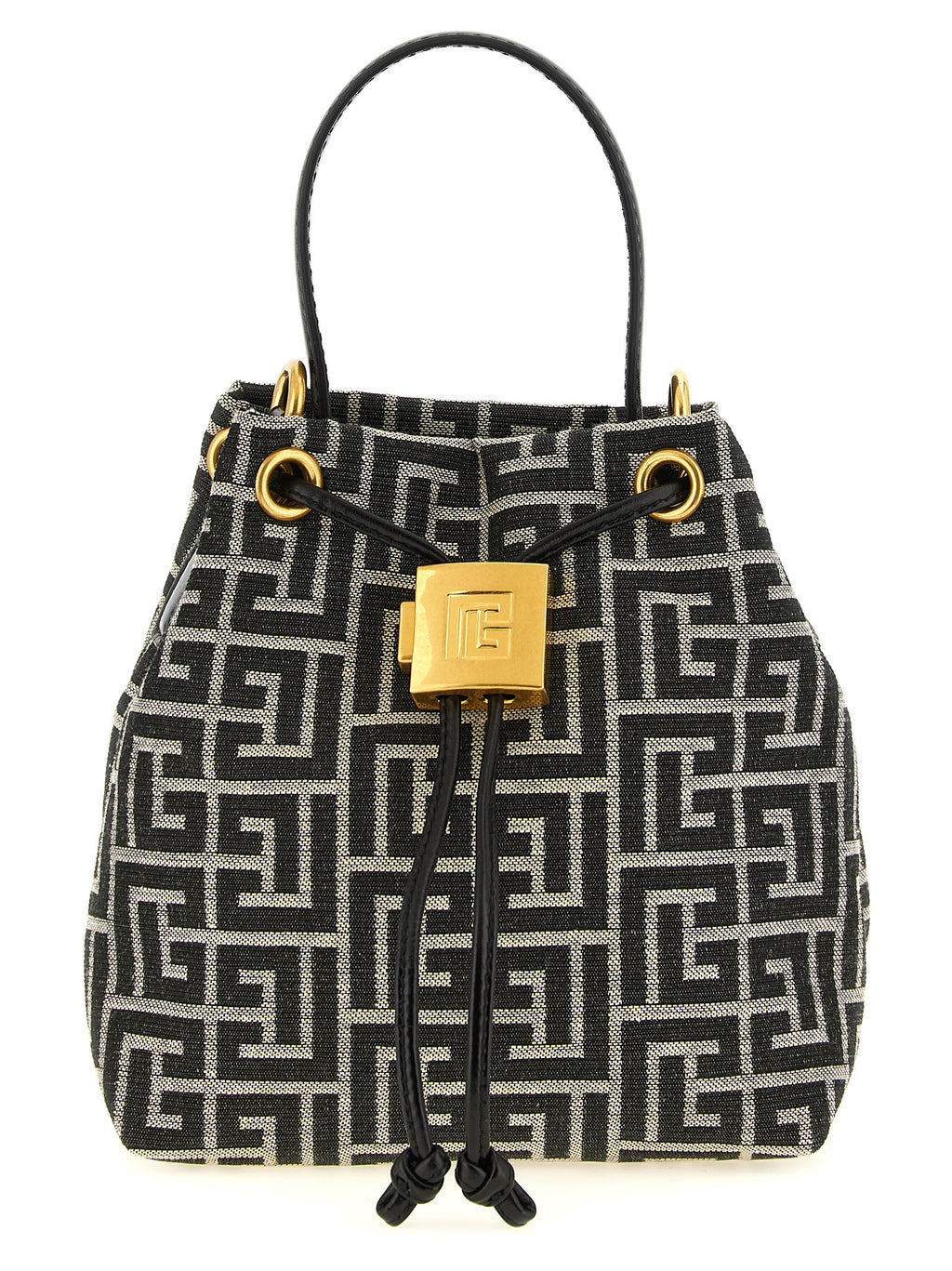 Balmain Bicolor Polyester Handbag
