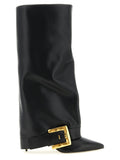 Balmain Black Calfskin Over The Knee