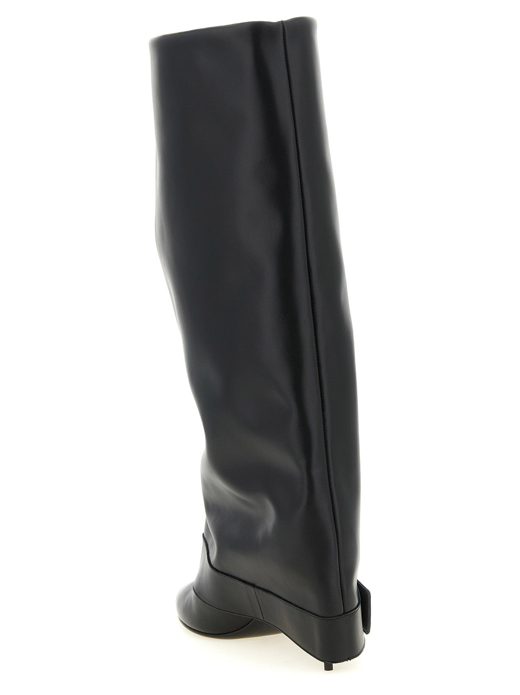 Balmain Black Calfskin Over The Knee