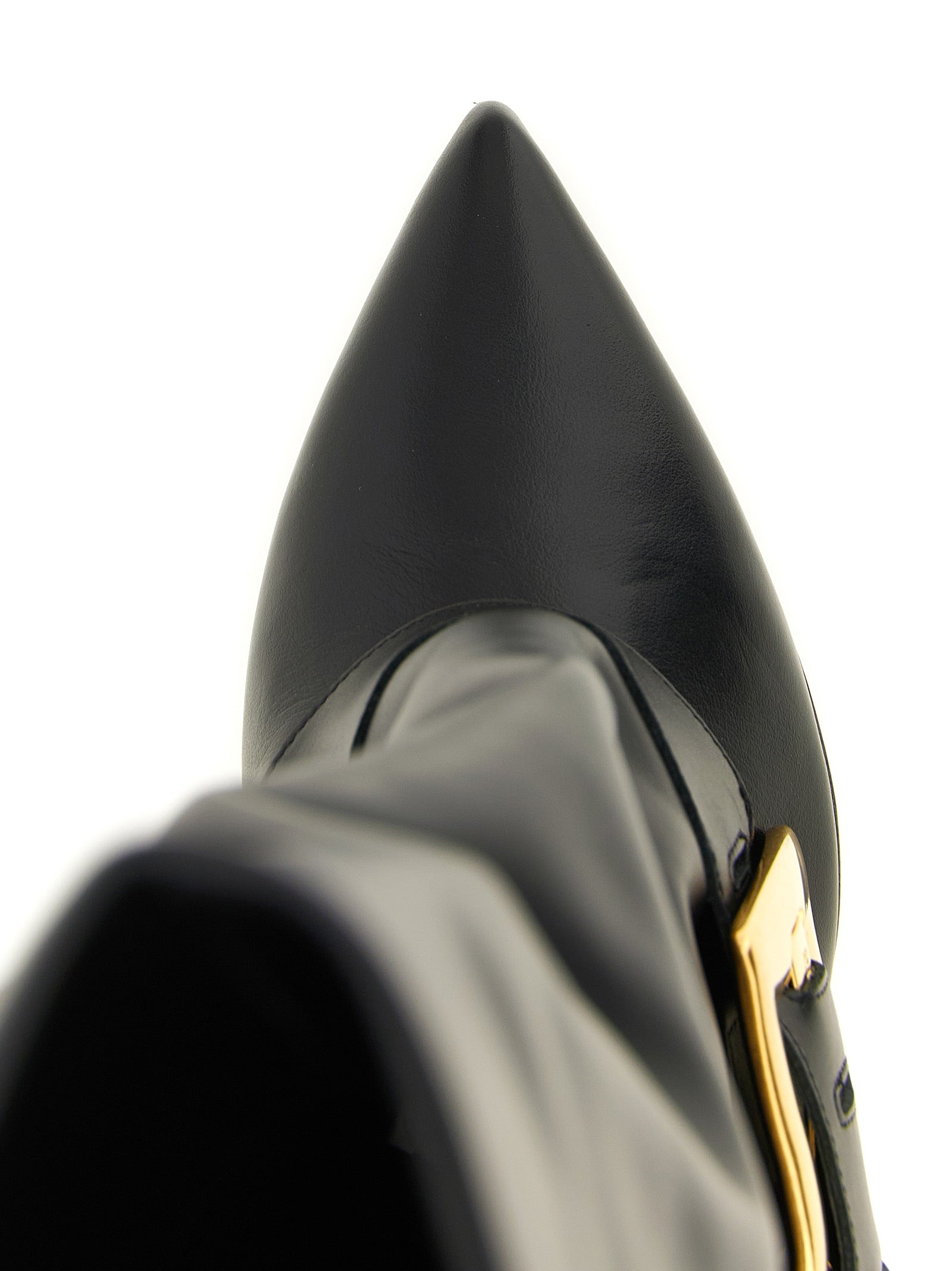 Balmain Black Calfskin Over The Knee