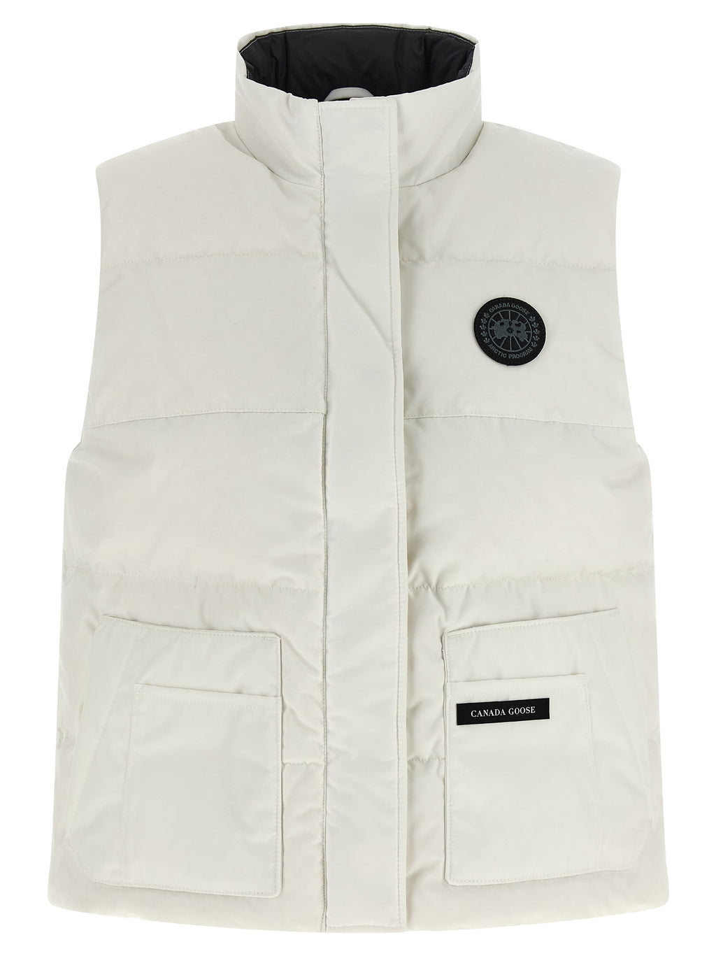 Canada Goose White Polyester Sleeveless Jacket