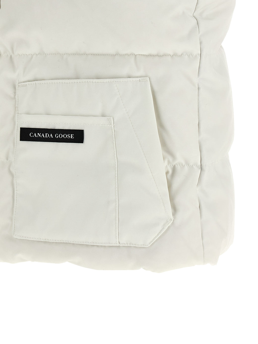 Canada Goose White Polyester Sleeveless Jacket