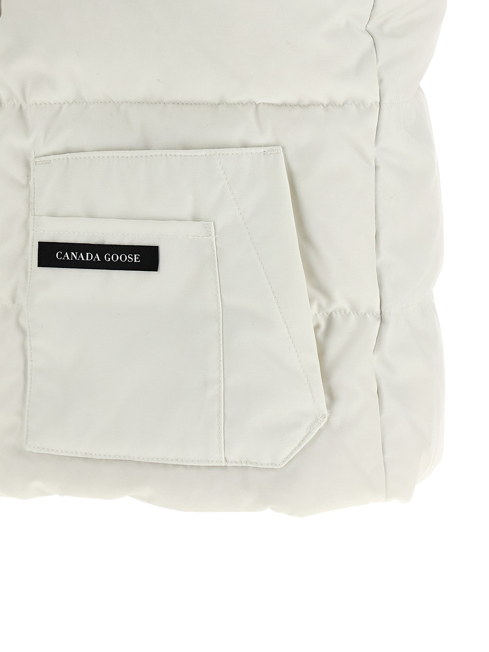Canada Goose White Polyester Sleeveless Jacket