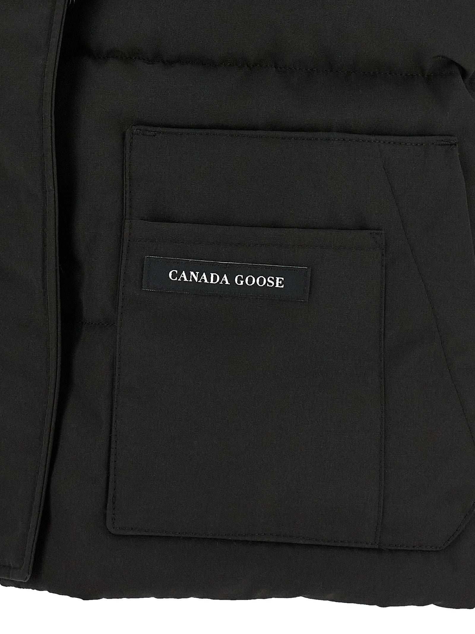Canada Goose Black Polyester Sleeveless Jacket