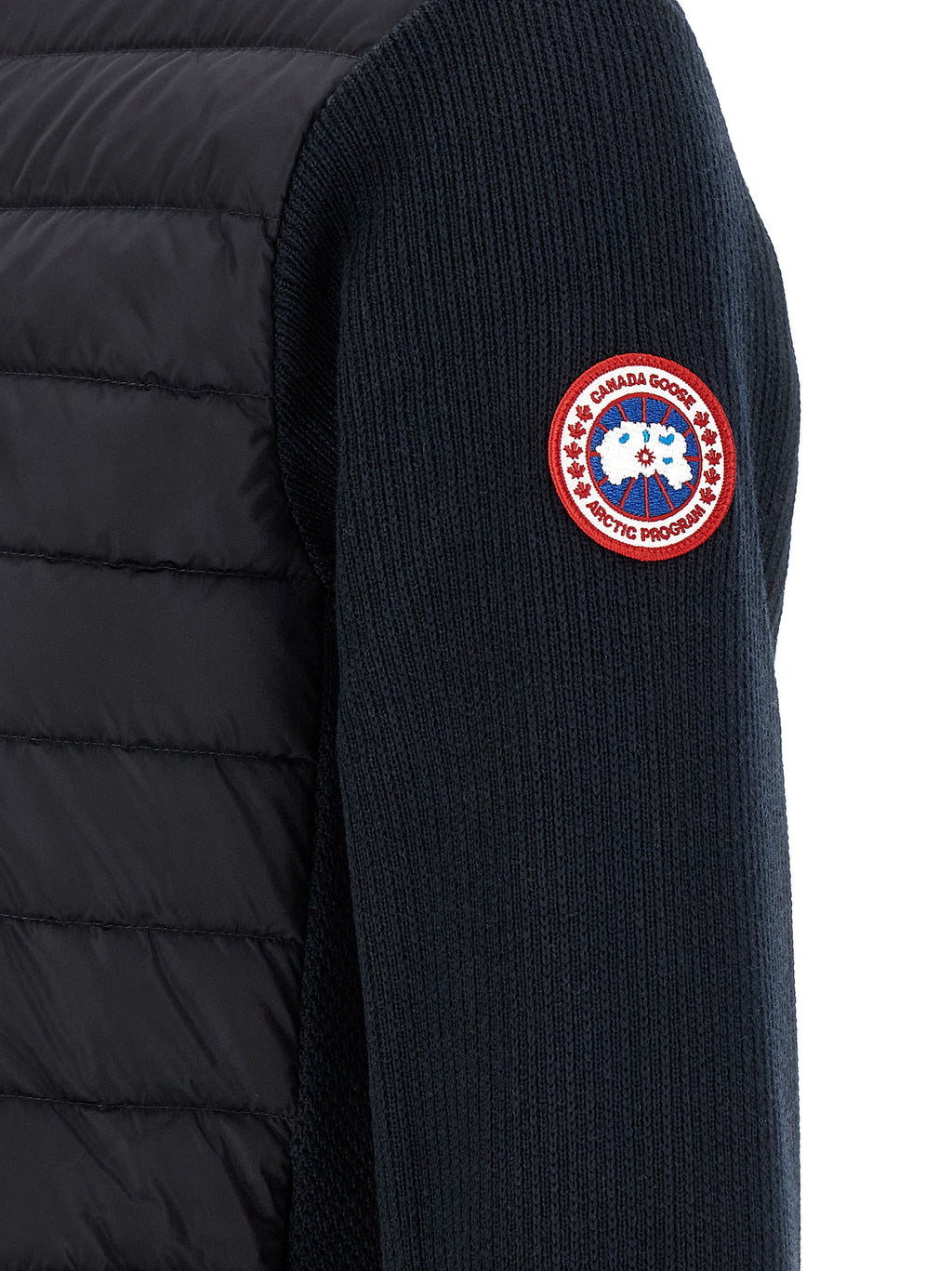 Canada Goose Black Wool Full-Length Jacket