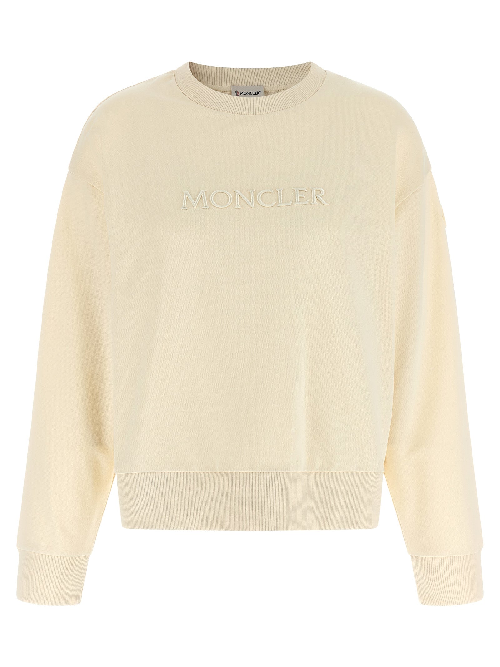 Moncler Beige Cotton Sweatshirt