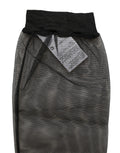 Dolce & Gabbana Black Nylon Mesh Sheer Calf Long Accessory Socks