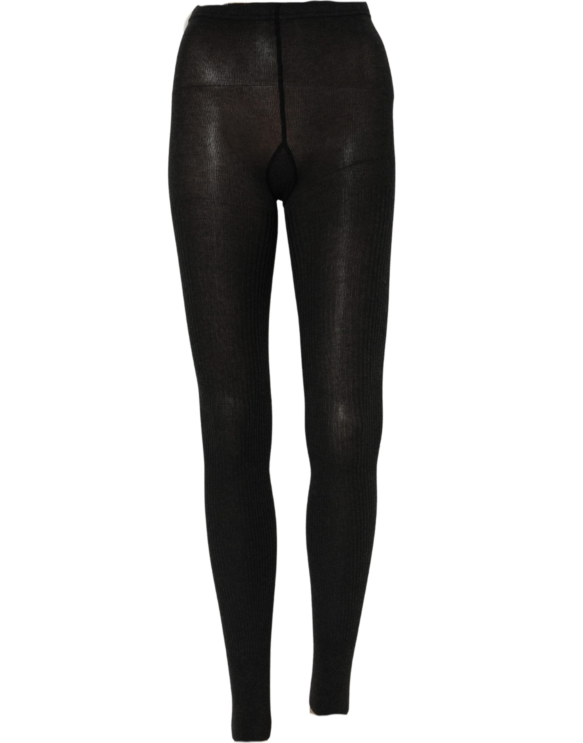 Dolce & Gabbana Gray Cotton Tights Stocking Pantyhose Socks
