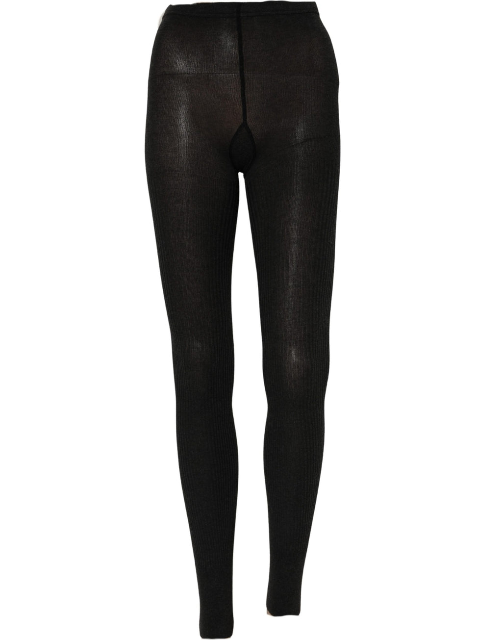 Dolce & Gabbana Gray Cotton Tights Stocking Pantyhose Socks