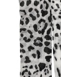 Dolce & Gabbana Gray Leopard Nylon Tights Stocking Pantyhose Socks