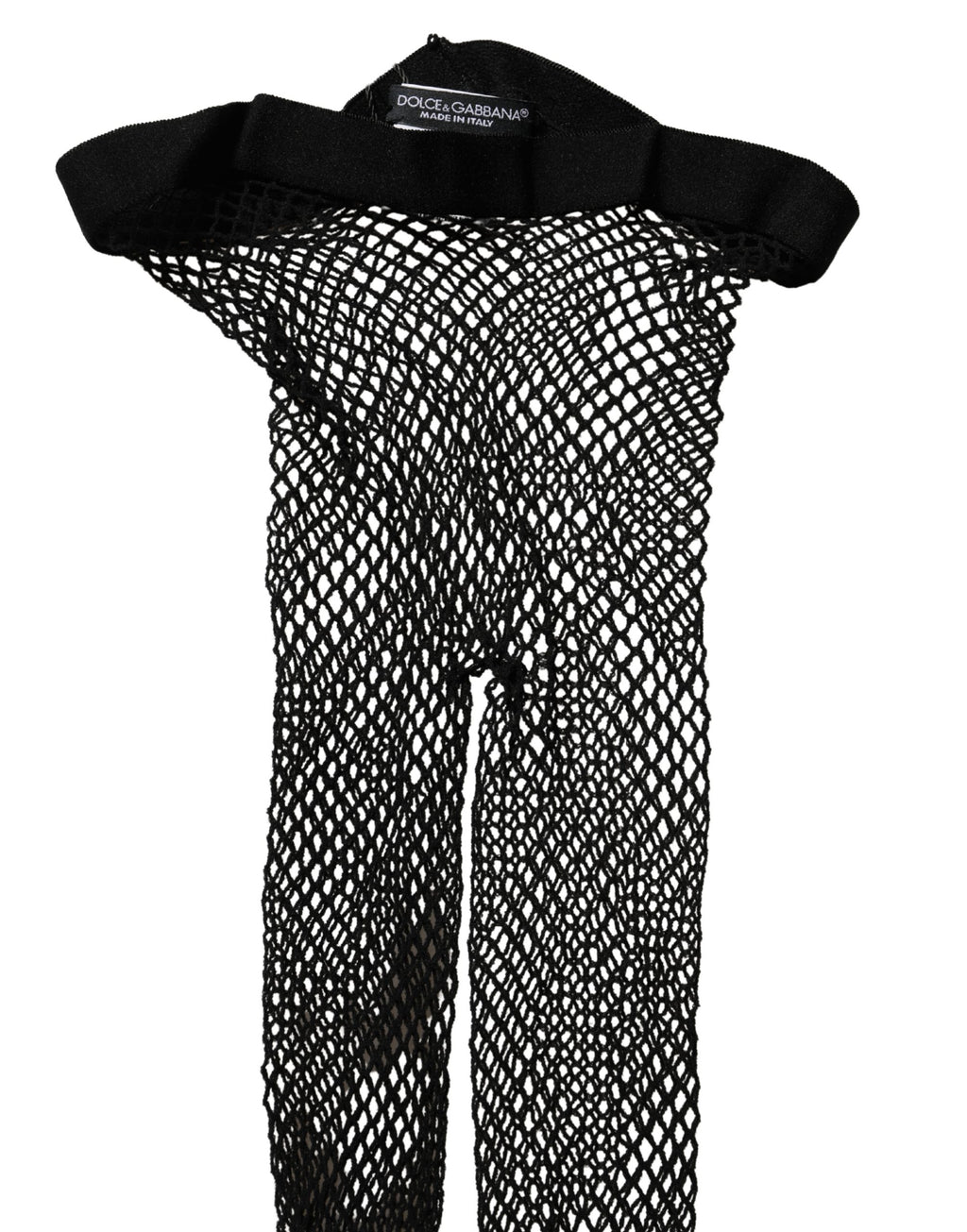 Dolce & Gabbana Black Fishnet Nylon Tights Stocking Pantyhose Socks
