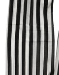 Dolce & Gabbana Black White Stripes Tights Stocking Pantyhose Socks