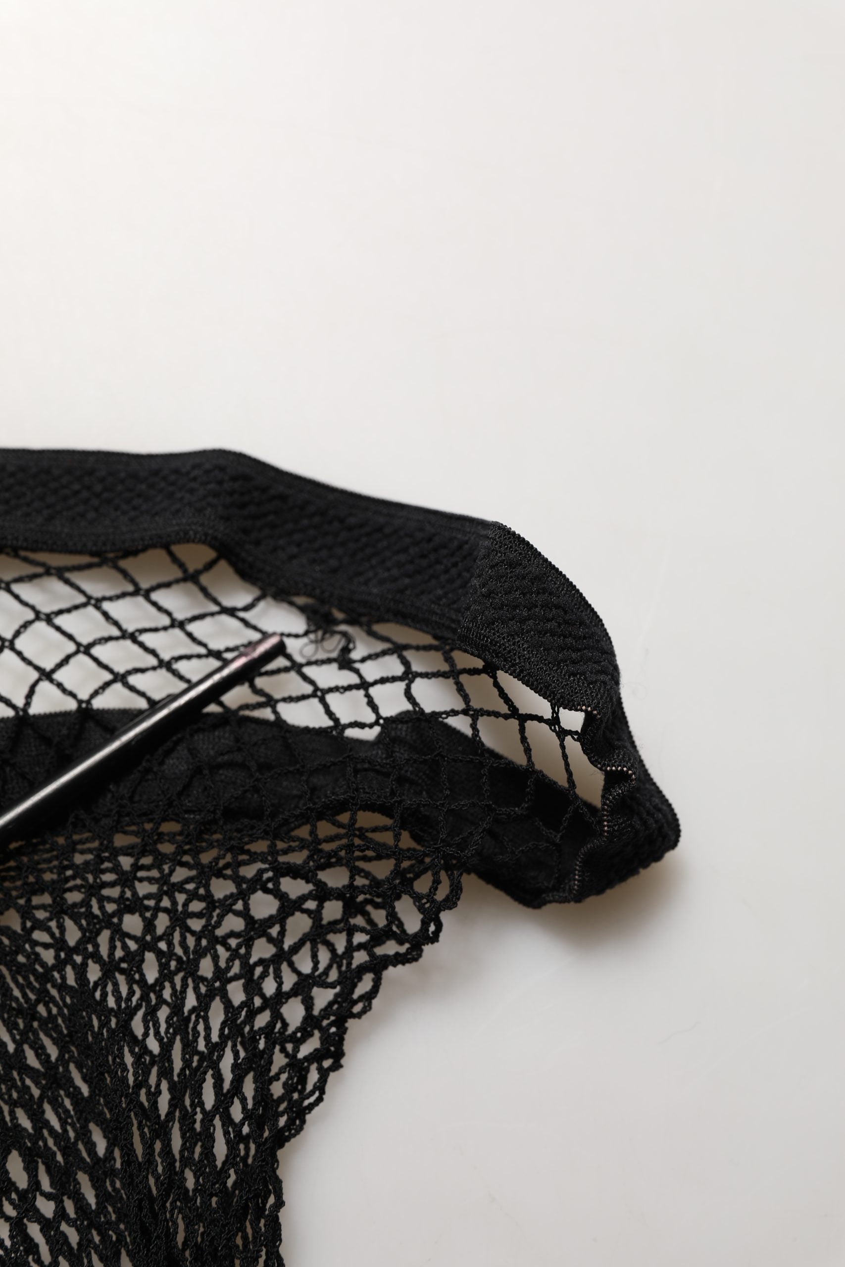 Dolce & Gabbana Black Fishnet Tights Stocking Pantyhose One Size Socks