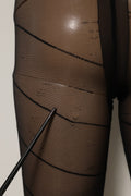 Dolce & Gabbana Black Nylon Sheer Tights Stocking Pantyhose Socks
