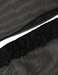 Dolce & Gabbana Black Nylon Mesh Sheer Calf Long Accessory Socks