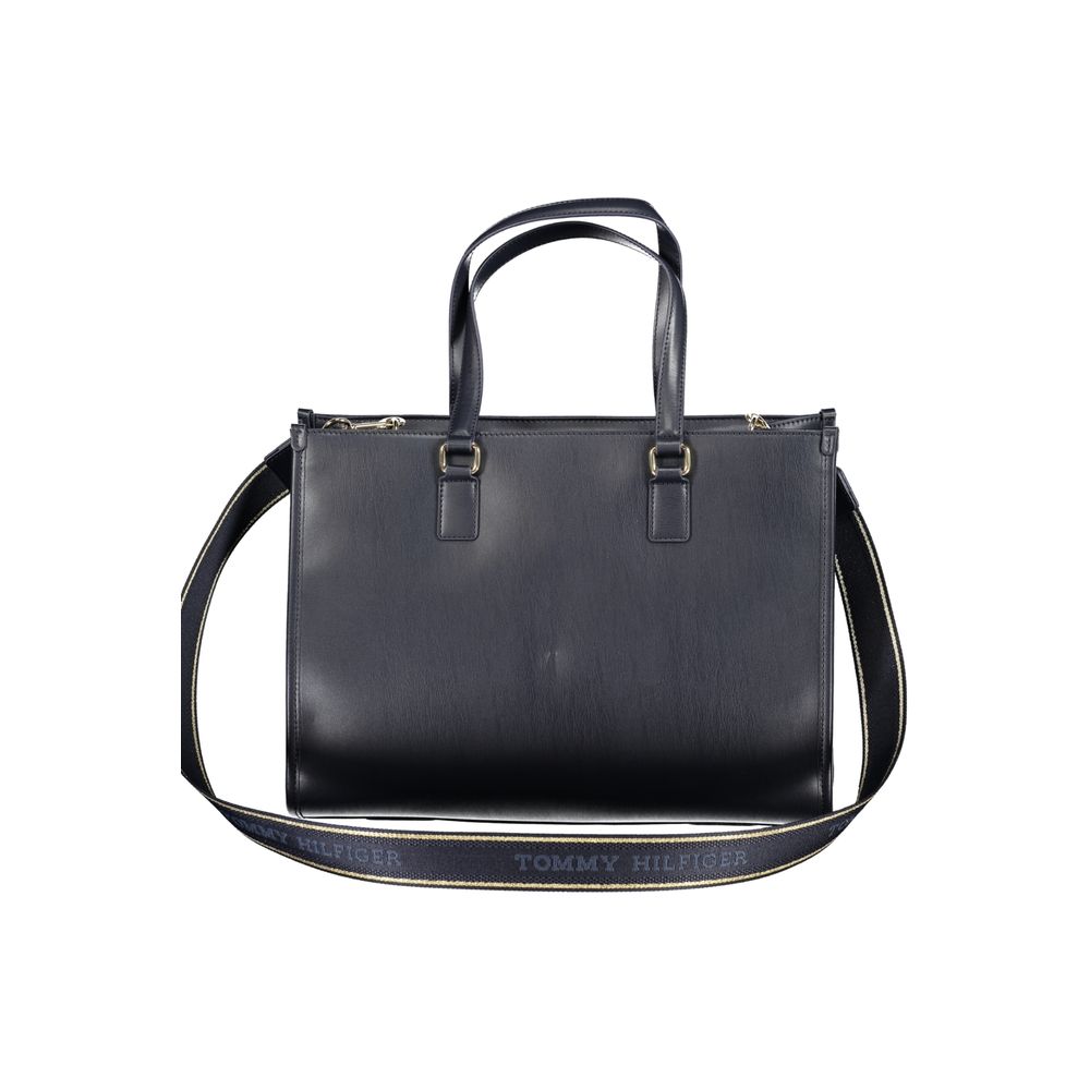 Tommy Hilfiger Blue Polyurethane Women's Bag
