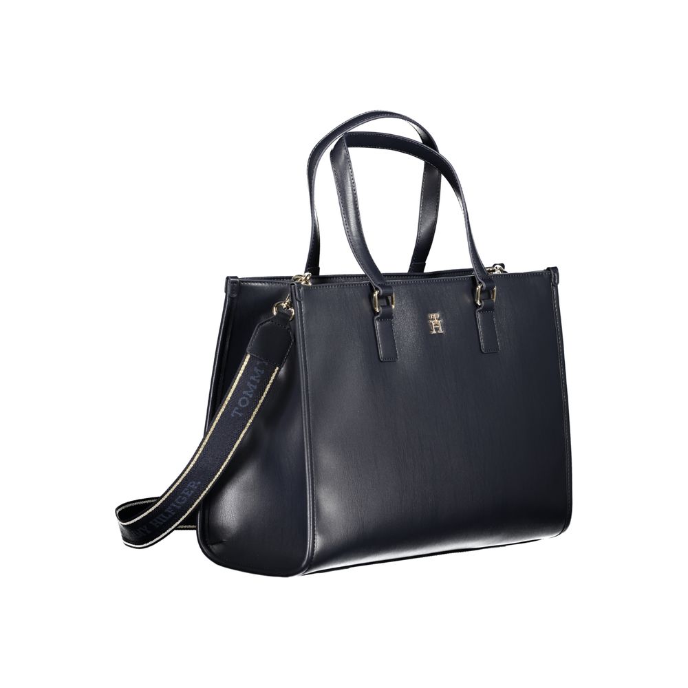 Tommy Hilfiger Blue Polyurethane Women's Bag