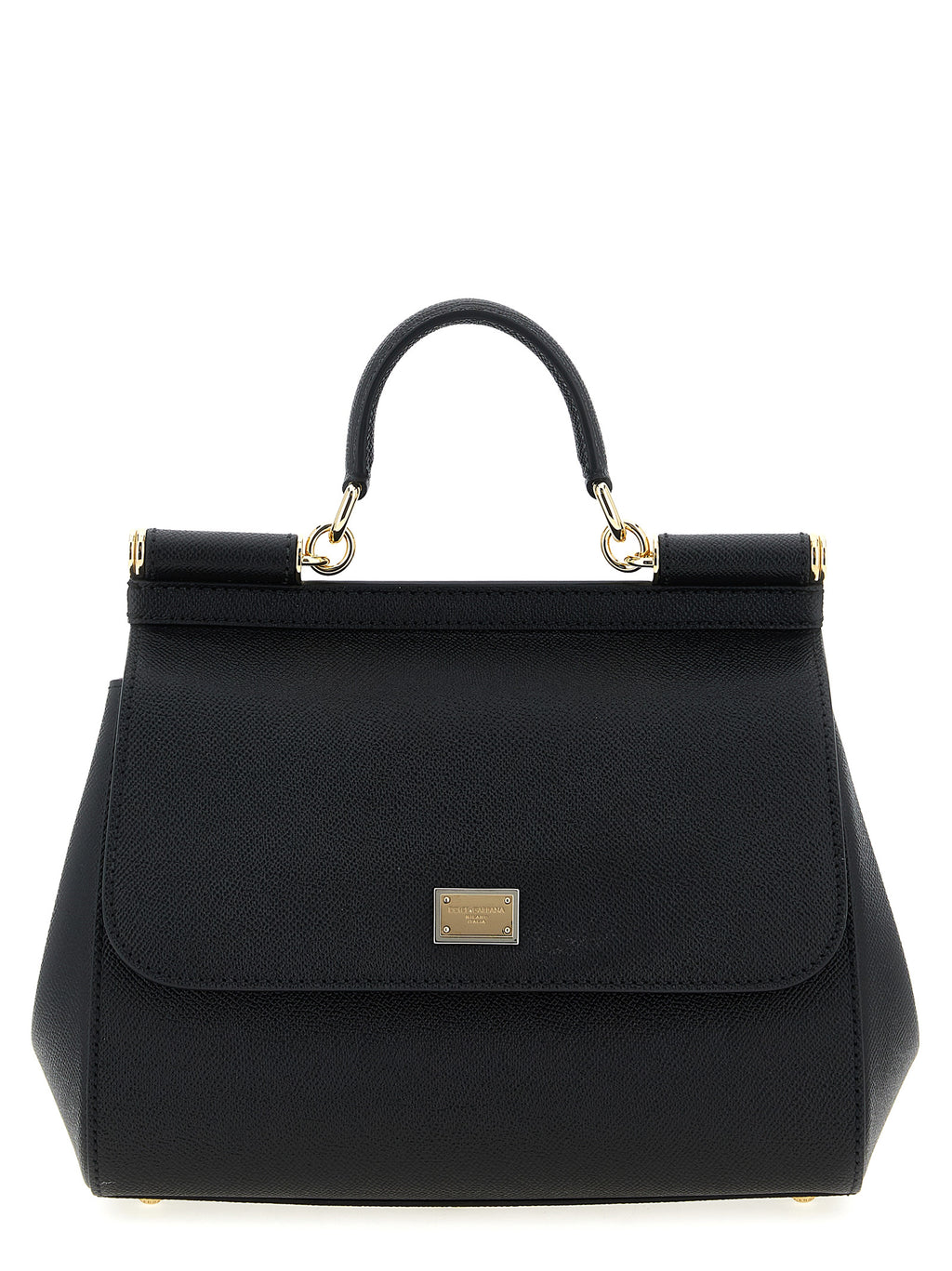 Dolce & Gabbana Black Calfskin Handbag