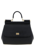 Dolce & Gabbana Black Calfskin Handbag