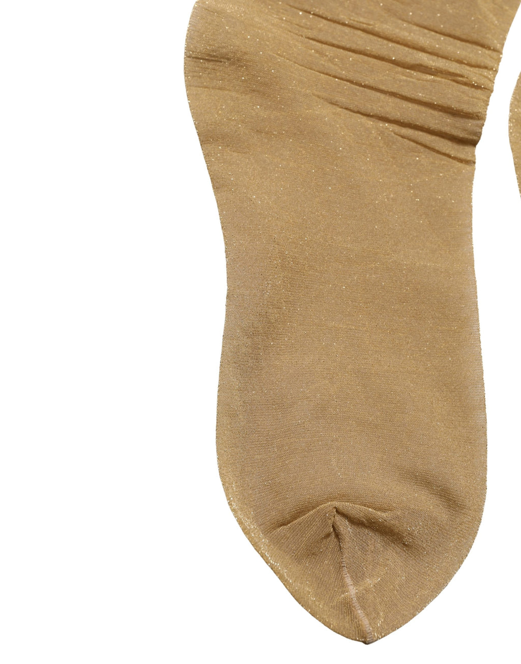 Dolce & Gabbana Brown Stretch Floral Clear Crystal Stockings Socks