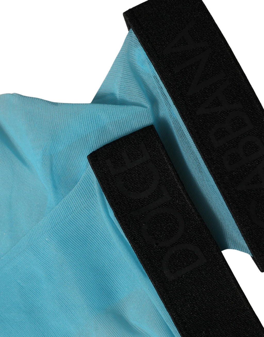 Dolce & Gabbana Light Blue Nylon Thigh High Women Accessory Socks