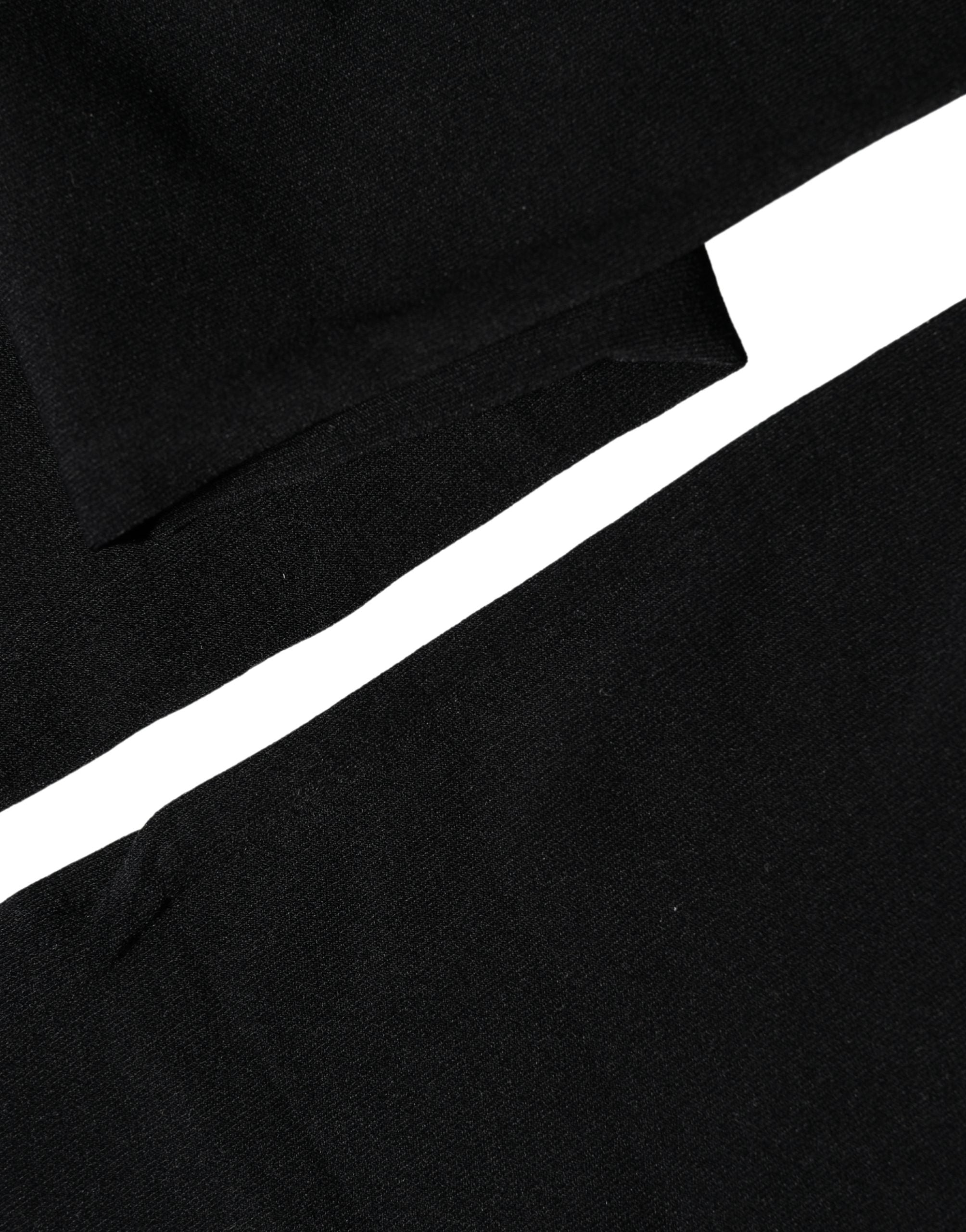 Dolce & Gabbana Black 100% Nylon Thigh High Stockings Socks