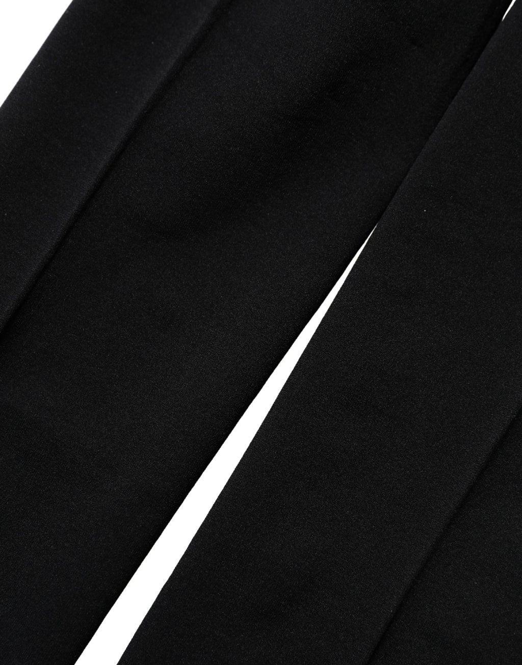 Dolce & Gabbana Black Nylon Sheer Tights Stockings Pantyhose Socks