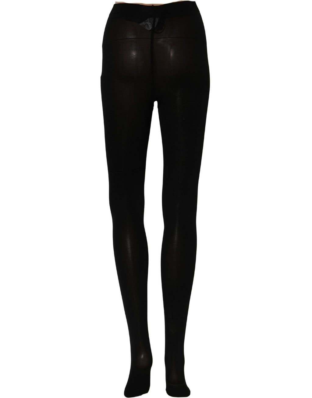 Dolce & Gabbana Black Nylon Sheer Tights Stockings Pantyhose Socks