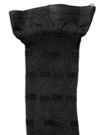 Dolce & Gabbana Black Sheer Logo Monogram Tights Stockings Socks