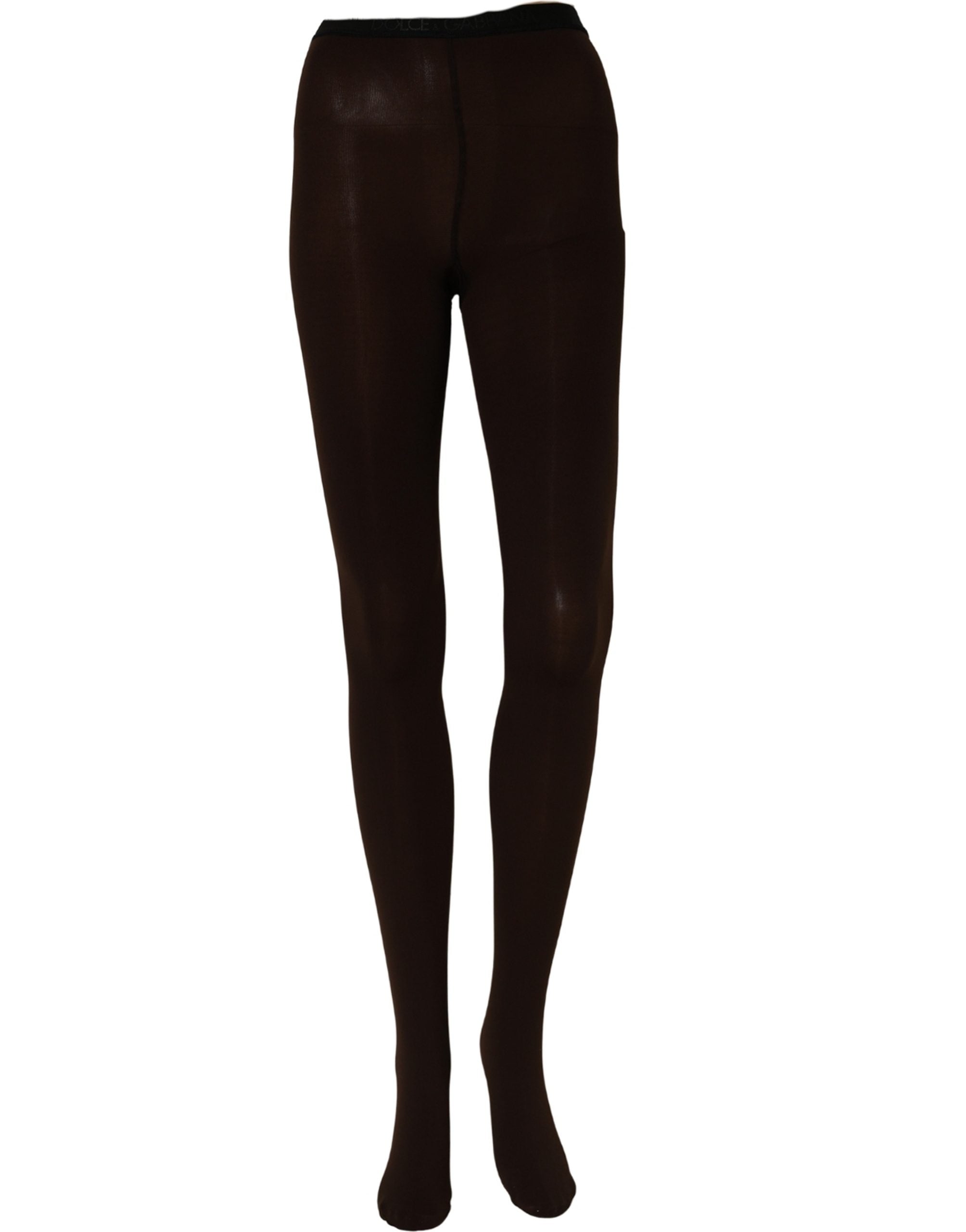 Dolce & Gabbana Brown Nylon Tights Stockings Pantyhose Socks