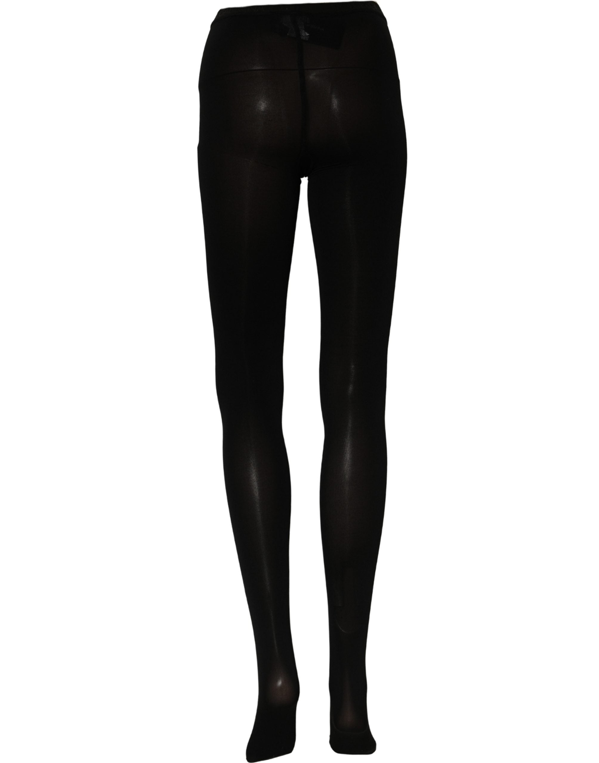 Dolce & Gabbana Black Nylon Tights Stockings Pantyhose Socks