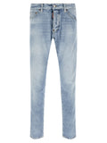 Dsquared² Blue Cotton Jeans Denim
