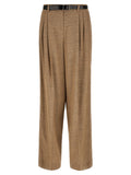 Dolce & Gabbana Beige Viscose Casual Pants