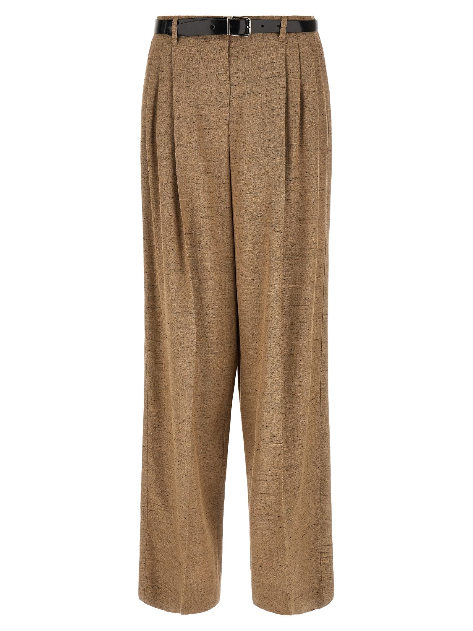 Dolce & Gabbana Beige Viscose Casual Pants
