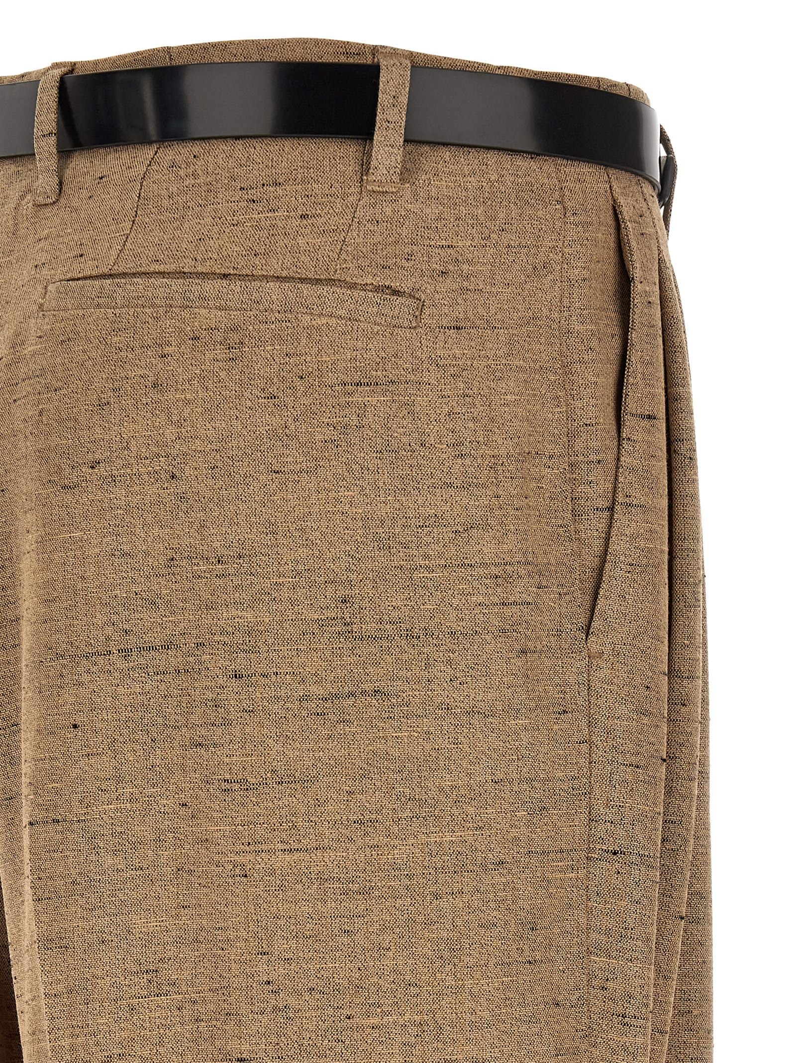 Dolce & Gabbana Beige Viscose Casual Pants
