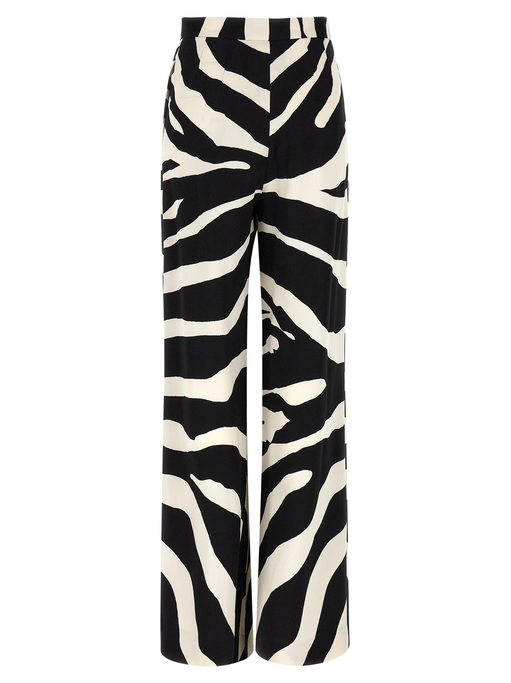 Dolce & Gabbana Bicolor Viscose Casual Pants