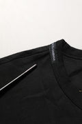 Dolce & Gabbana Black Cotton Crew Neck Short Sleeve T-shirt