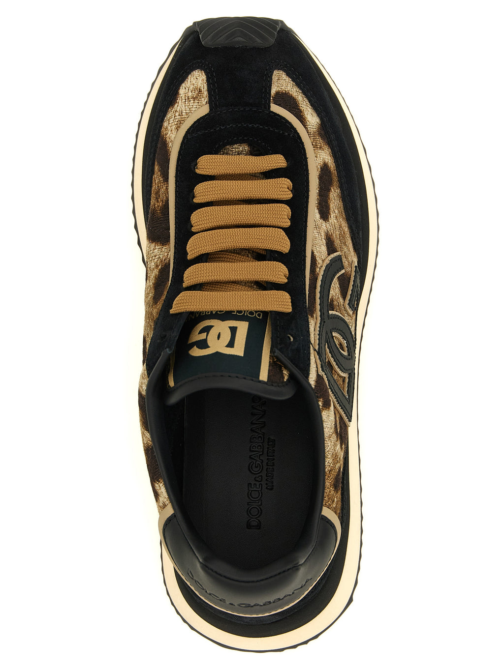 Dolce & Gabbana Multicolor Cotton Low Top Sneakers