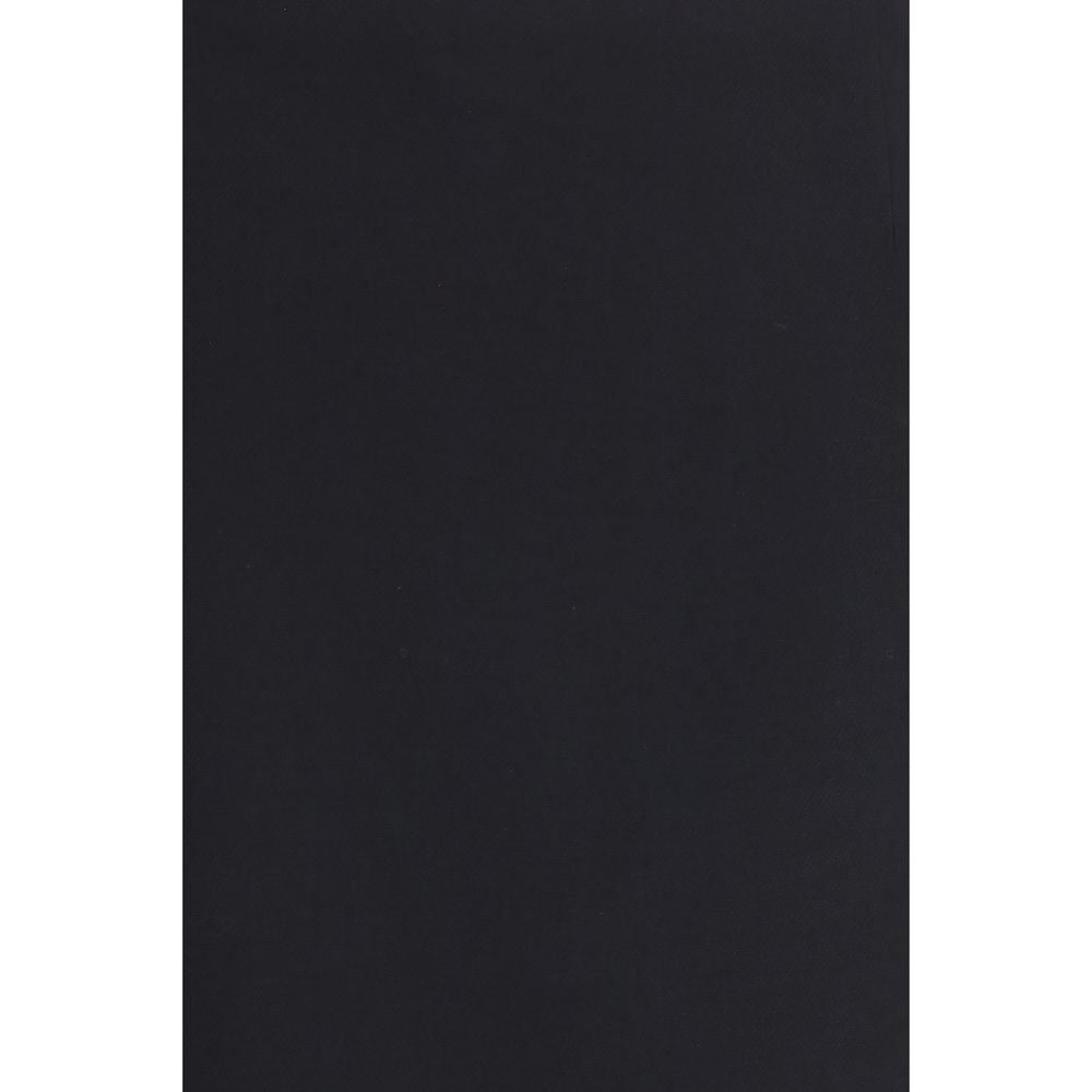 Fendi Black Wool Oves Aries Midi Skirt