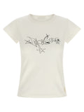 Moncler White Cotton T-Shirt