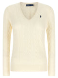 Polo Ralph Lauren White Wool Cardigan
