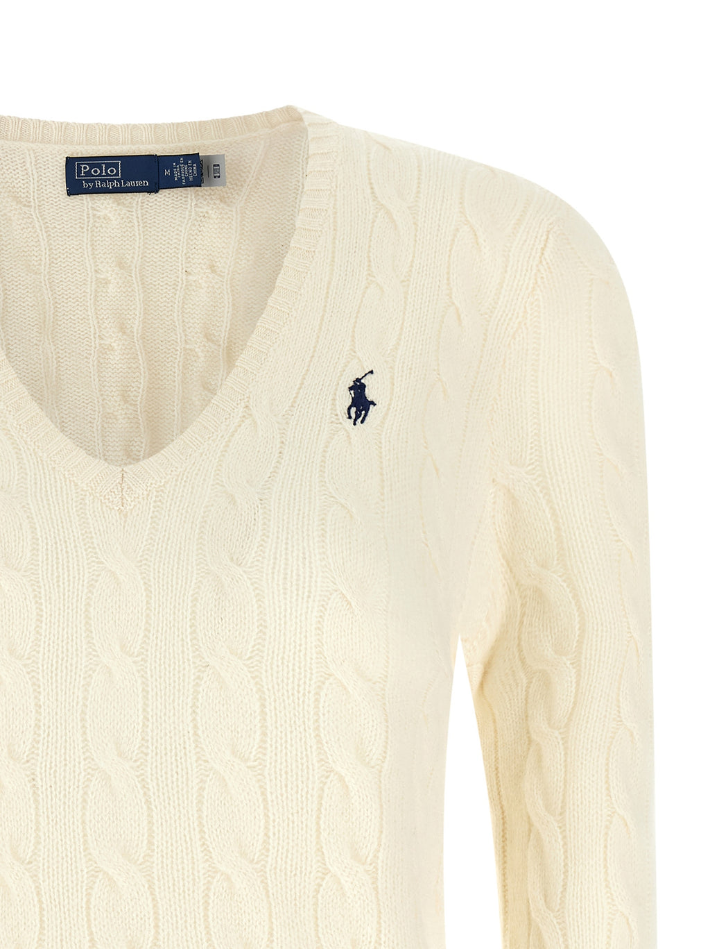 Polo Ralph Lauren White Wool Cardigan