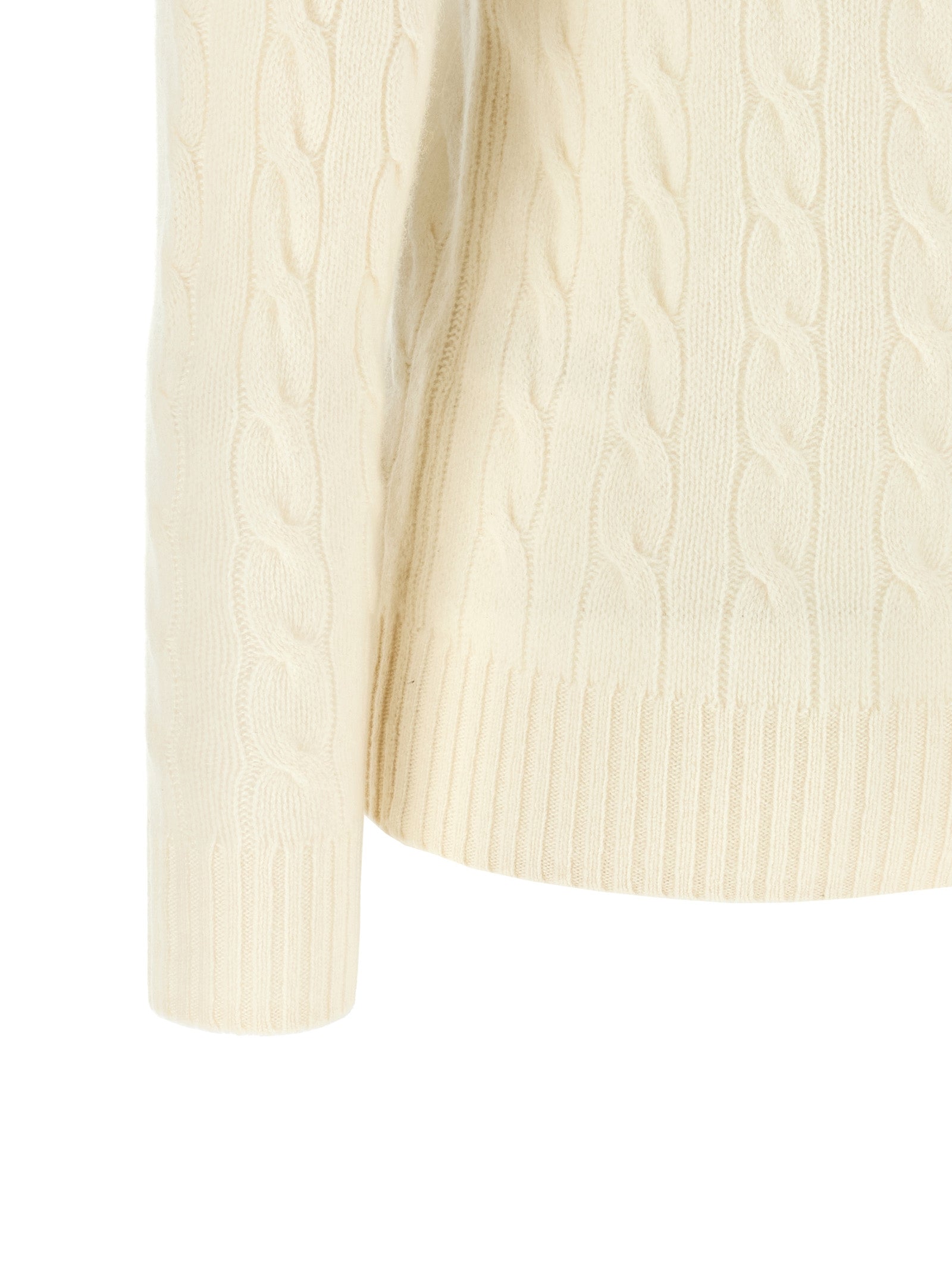 Polo Ralph Lauren White Wool Cardigan