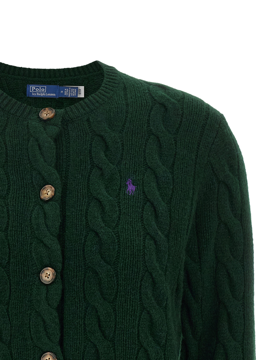 Polo Ralph Lauren Bicolor Wool Cardigan