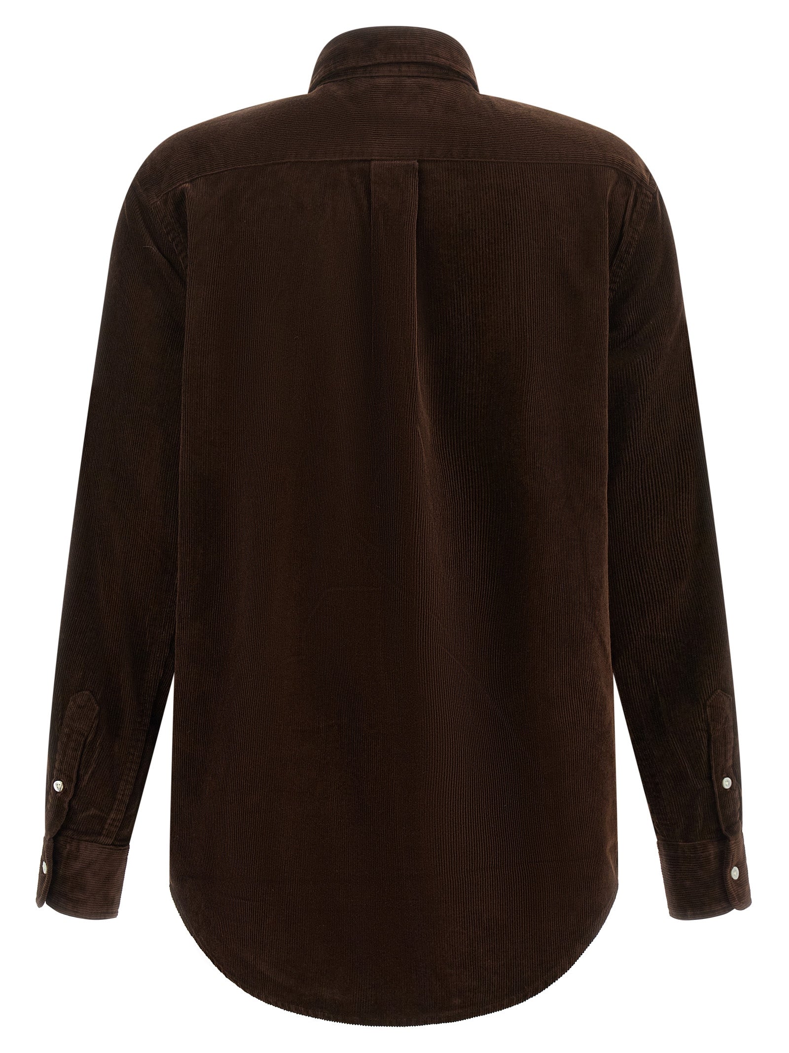 Polo Ralph Lauren Brown Cotton Blouse